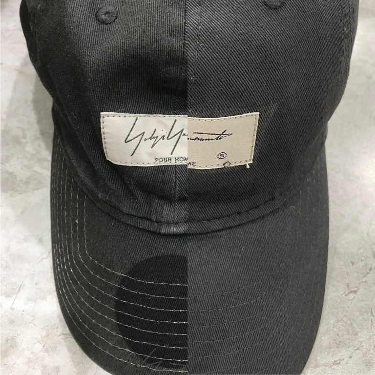 キャップのシール跡直し Yohji Yamamoto New Era ヨンマルサン
