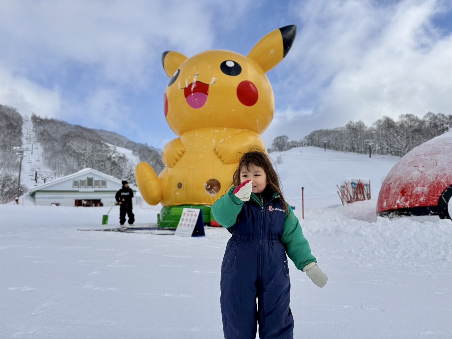 ポケモンコラボの鹿島槍スキー場 ファミリーパーク | クリーニング