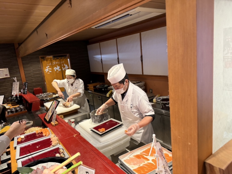 鯛の解体ショー