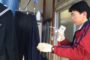学生服の超撥水加工がピークを迎えております。