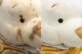 「くまのプーさん」ぬいぐるみクリーニング